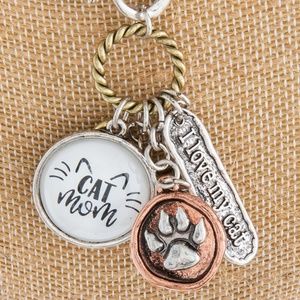 ONE BLESSED NANA Jewelry - NWT *BOUTIQUE* CAT MOM LONG NECKLACE. ONE BLESSED NANA Jewelry - NWT *BOUTIQUE* CAT MOM LONG NECKLACE.